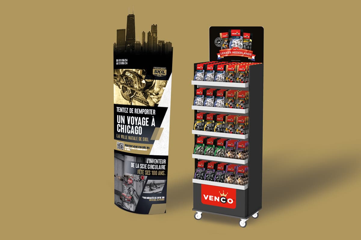 SKIL Venco POS display
