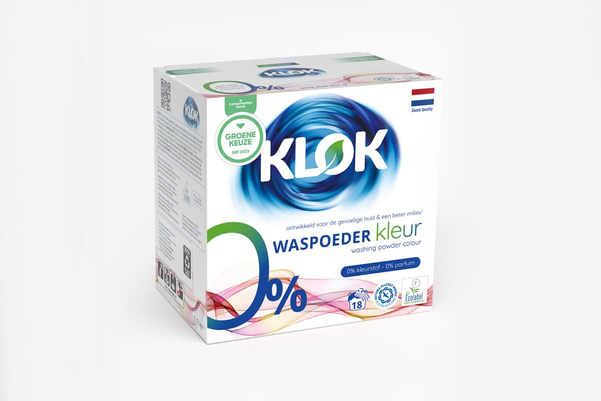 Senzora Klok waspoeder verpakking
