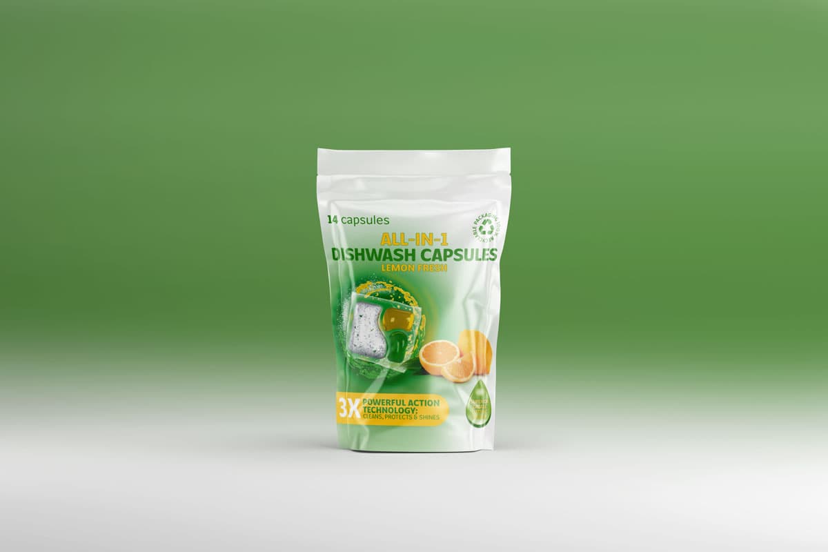 Senzora verpakking vaatwascapsules