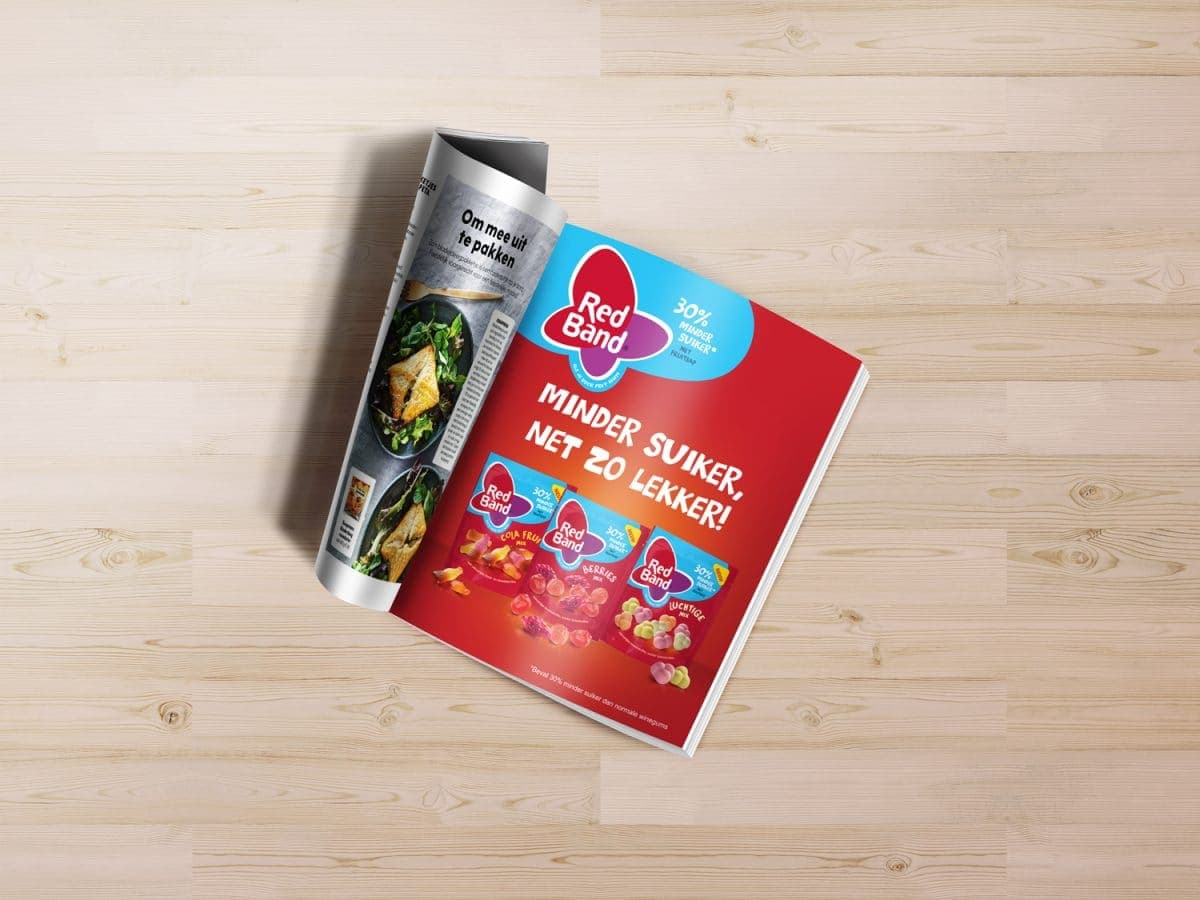 Red Band magazine advertentie