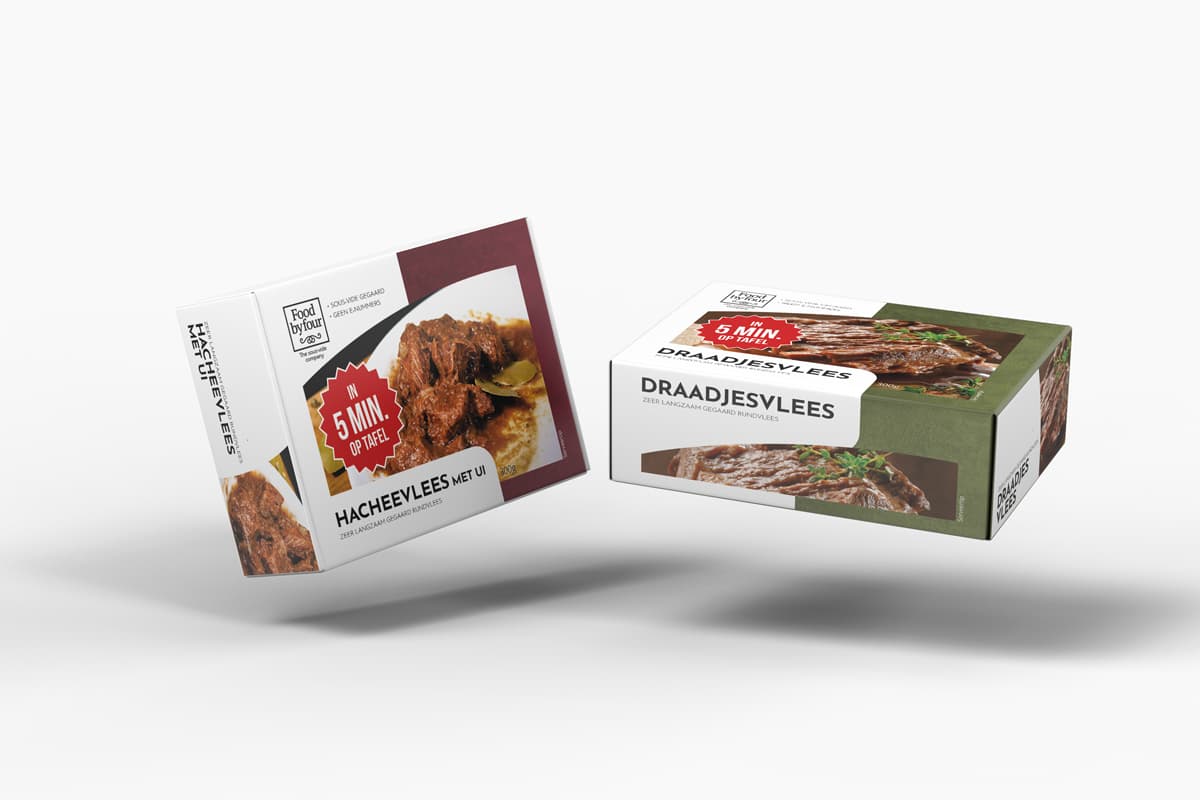 Food by Four product verpakkingen