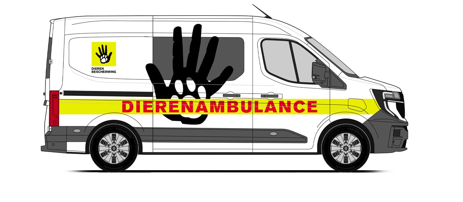 Sigtbaar - Almelo - belettering - Dierenambulance
