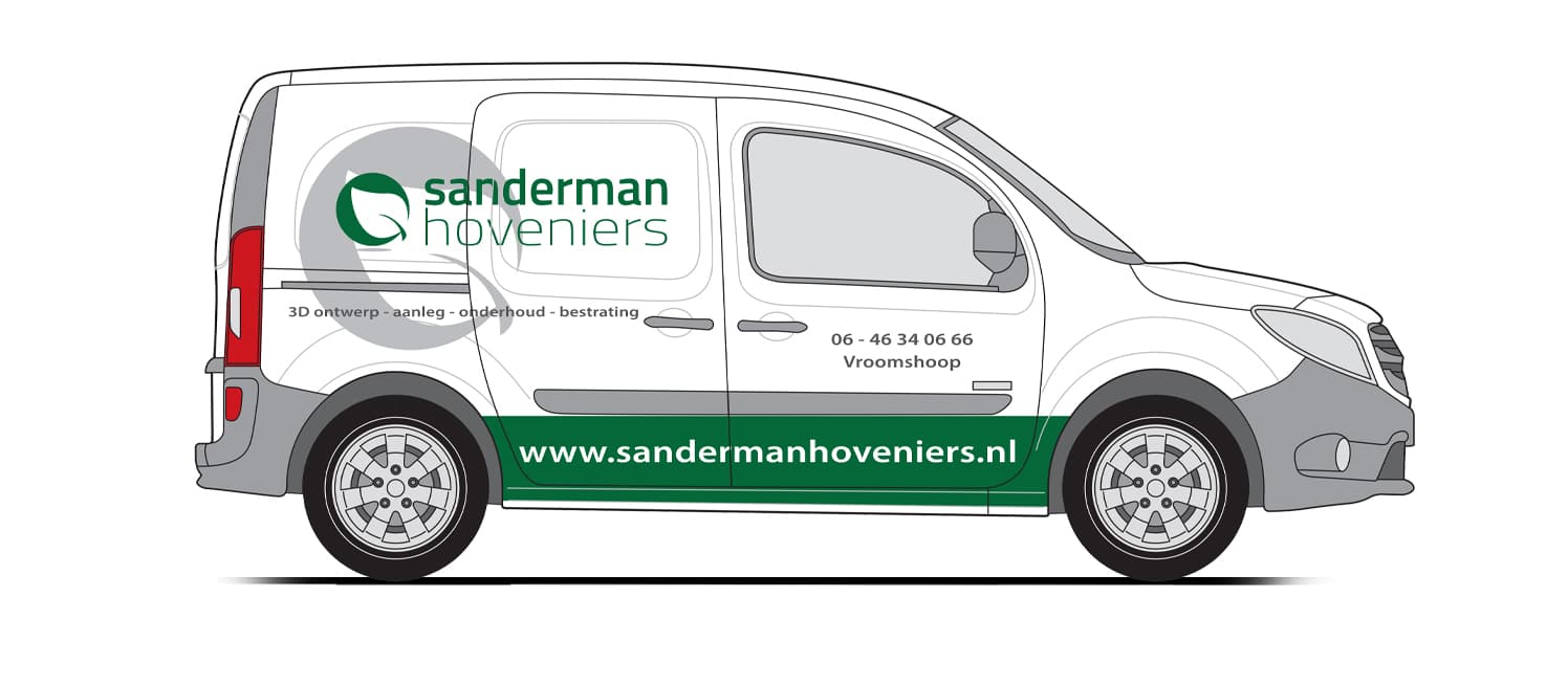 Sigtbaar - Almelo - belettering - Sanderman Hoveniers