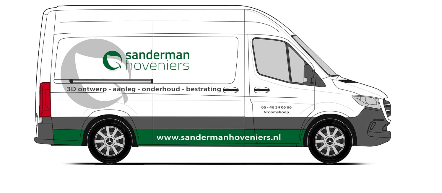 Sigtbaar - Almelo - belettering - Sanderman Hoveniers