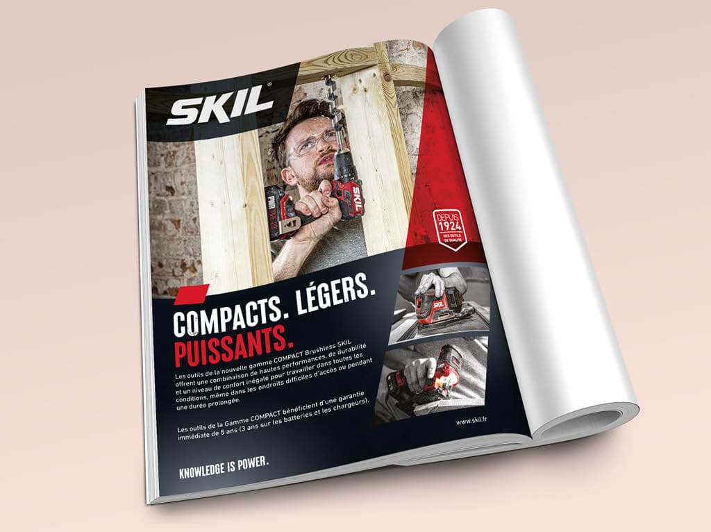 SKIL advertentie in magazine