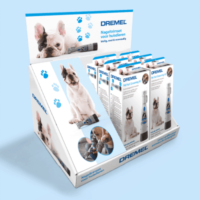DREMEL toonbankdisplay met producten
