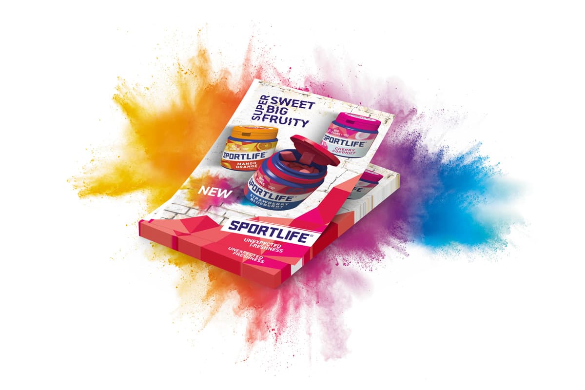 Cloetta Sportlife Sweet Flavours flyers
