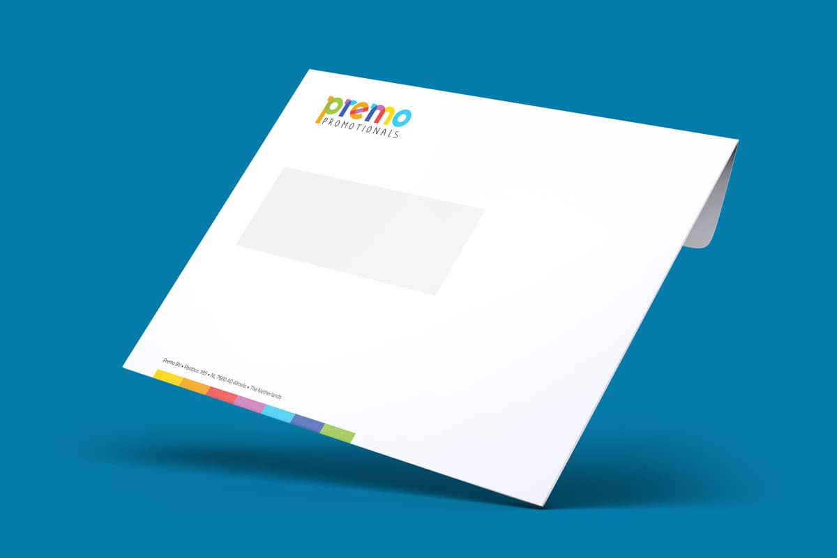 PREMO huisstijl envelop