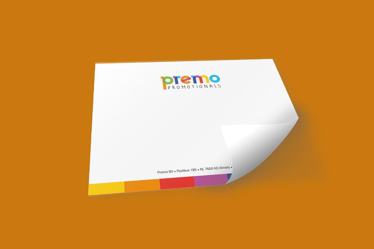 PREMO huisstijl sticker