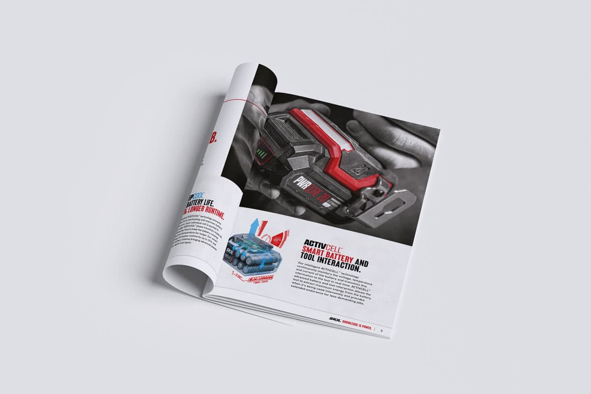 SKIL catalogus opengeslagen