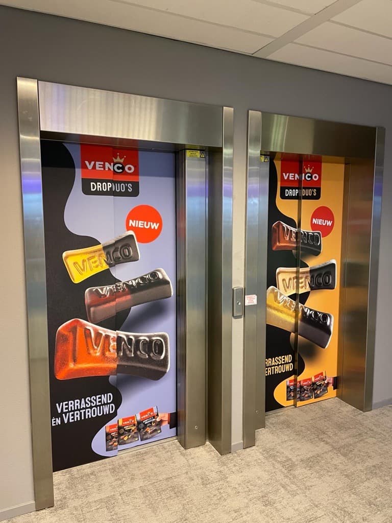 Cloetta Venco Dropduo's lift stickers