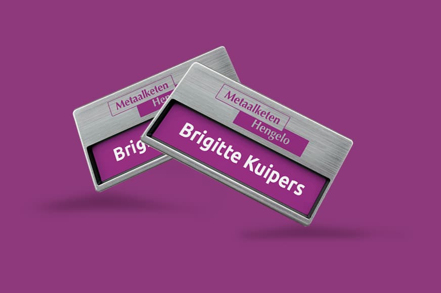 ESEF beurs Metaalketen badges