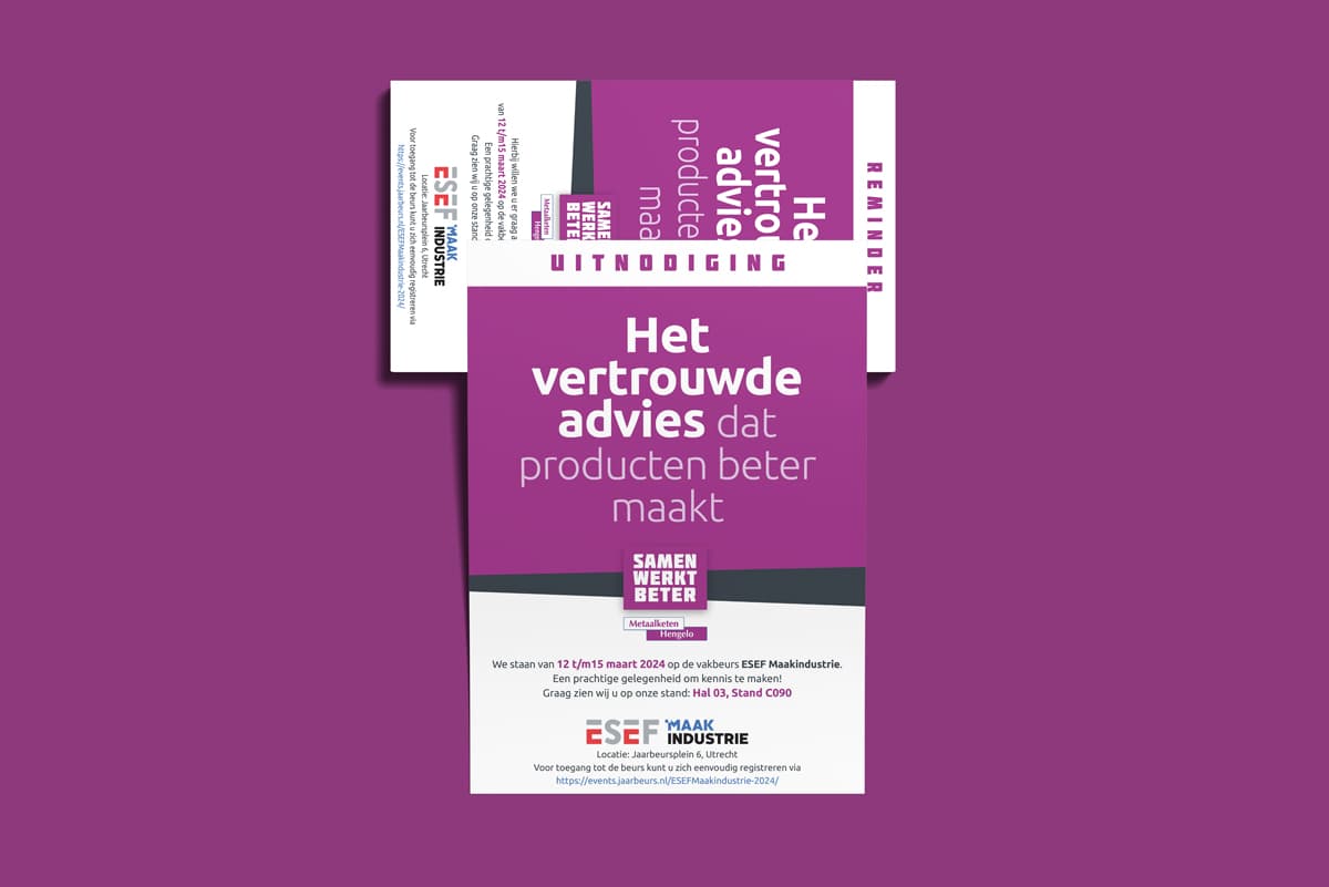 ESEF beurs Metaalketen uitnodiging