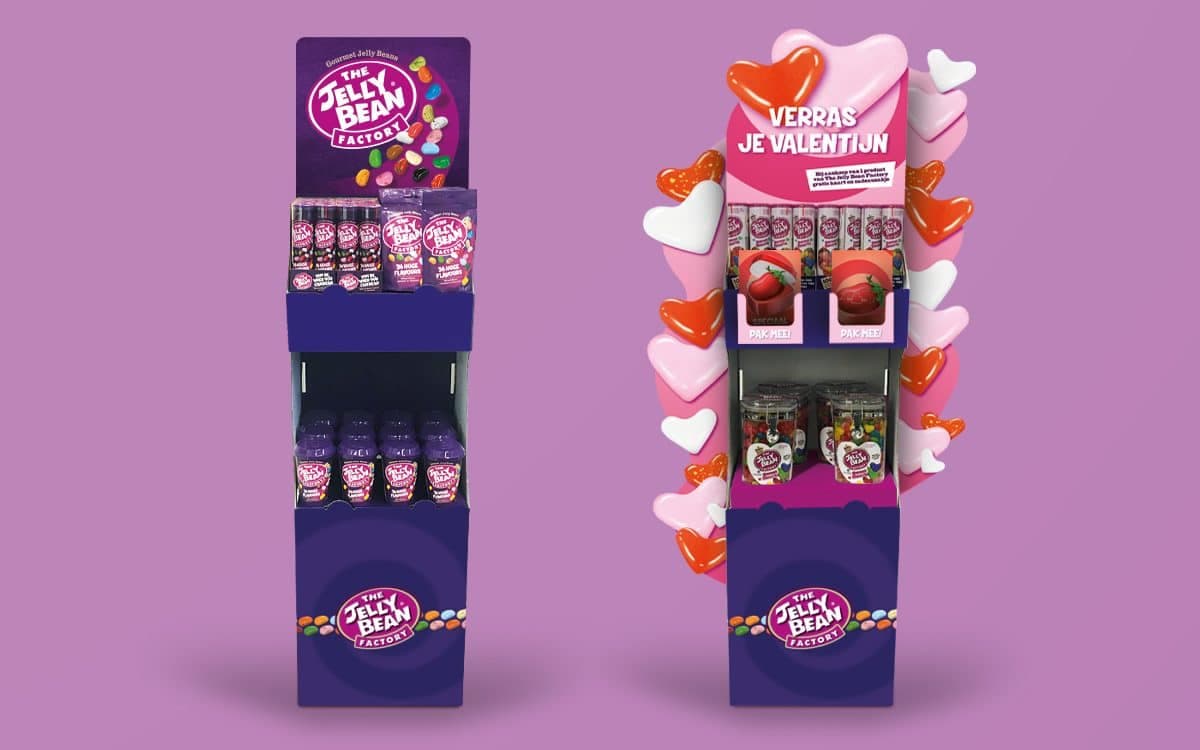 Jelly Bean Factory valentijn displays