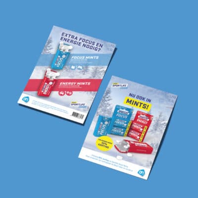 Promotiemateriaal advertenties van Sportlife