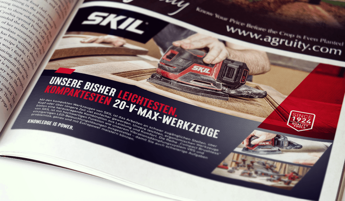 SKIL advertentie in magazine