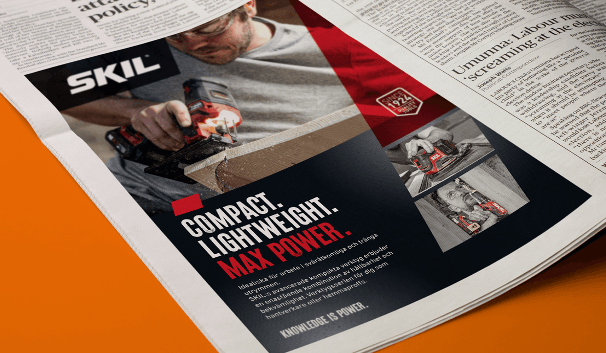 SKIL advertentie in magazine