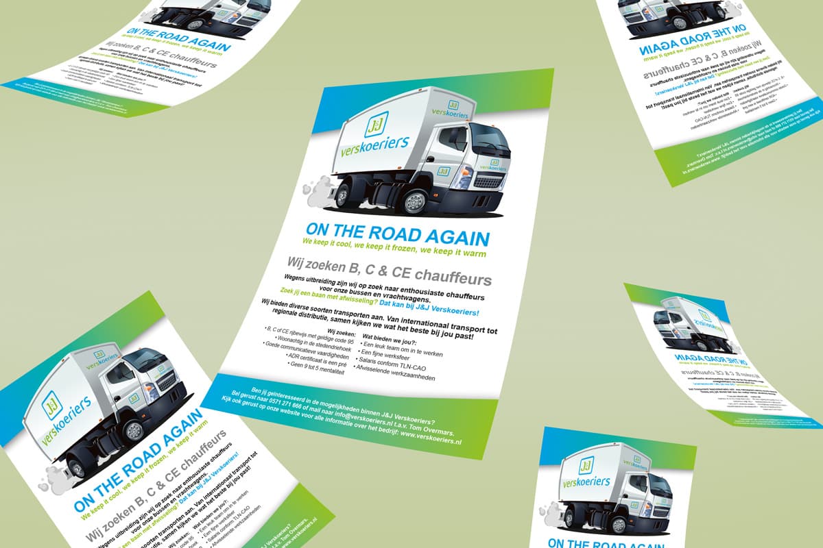 J&J Verskoeriers advertentie